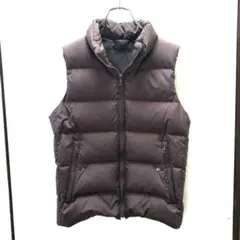 美品 古着 UNIQLO Down ユニクロ ダウンベスト ブラウン