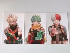 僕のヒーローアカデミア　42巻　特典　イラストカード　爆豪勝己　緑谷出久　轟焦凍