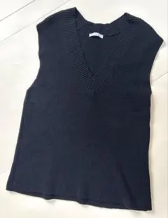 今季 plage 2WAY カタアゼ KNIT ベスト 黒 - メルカリ