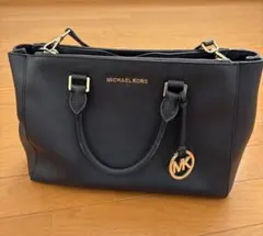MICHAEL KORS ブラックトートバッグ