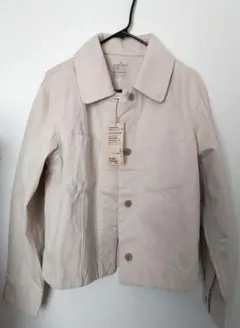 無印良品 木の実から作ったカポック混シャツジャケット 生成 Lサイズ 新品