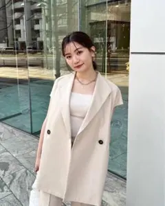 ストレッチケープジレ　イージーパンツ　cocodeal