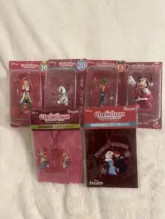 ディズニー クリスマス オーナメント まとめ売り 未開封 Happyくじ