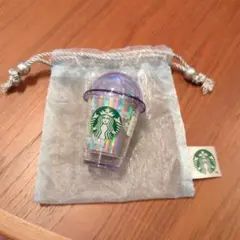Starbucks あじさい　ブルー小花　 ミニカップ 小物入れ
