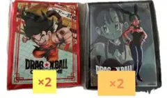 フュージョンワールド オフィシャルカードスリーブ　悟空　ブルマ　2セットずつ