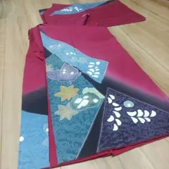 斬新な逸品&極美品【正絹 和装小物 着物 振袖 留袖 和 訪問着 黒留袖】のサムネイル