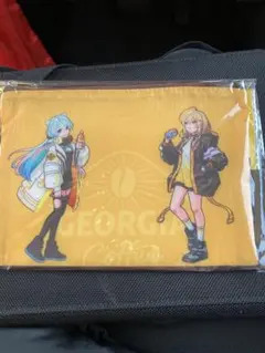 ジョージア　モンスターストライクオリジナルフラットポーチ