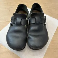 ビルケンシュトック36 LONDON ロンドン　レザー　黒