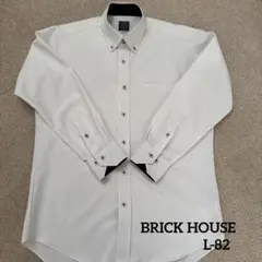 BRICK HOUSE ワイシャツ 長袖 L-82 ホワイトのサムネイル