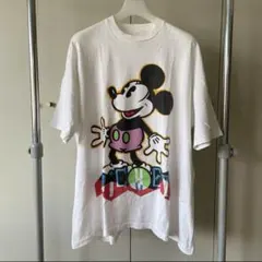 90s Mickey&Co プリントT レトロミッキー Disney