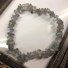 高品質ラブラドライト 細石ブレスレット
