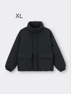 GU ヒートパデッドスタンドブルゾン　XL ブラック