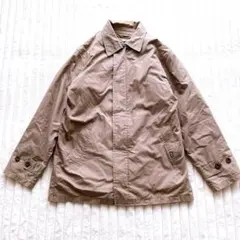 AIGLE エーグル　ステンカラーコート キルティング　L ベージュ　ミドル丈