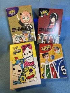 スパイファミリー UNO2種 + マクドナルドUNO +ツイキャストランプ非売品
