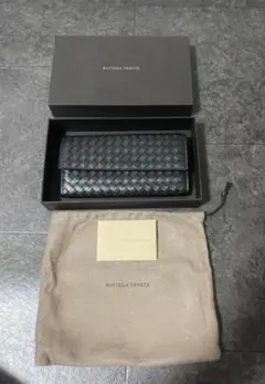 希少 BOTTEGA VENETA ボッテガ 長財布 イントレチャート