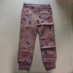 タグ付き新品未使用　Bobo Leaves Trousers 8-9Y ピンク