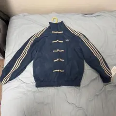 アディダス　チャイナ　トラック　スエードジャケット　L