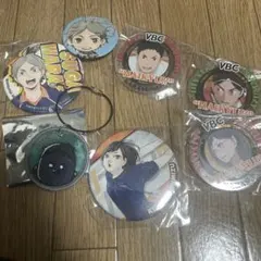 ハイキュー　三年生　澤村　東峰　菅原　清水　缶バッジ　等　まとめ売り