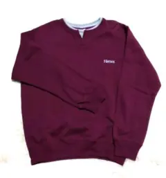 Hanes ヘインズ スウェット トレーナー ワインレッド 裏起毛 メンズ L