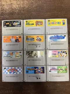 スーパーファミコンのソフト12本セット（ジャンク扱い）