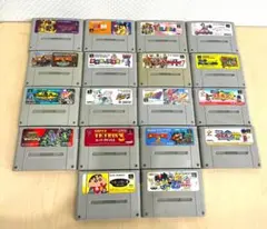 【18本まとめ売り】スーパーファミコンソフトセット　動作未確認　レトロゲーム