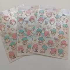 ★ペタペタシール★リトルツインスターズ★3枚セット★人気★かわいい★