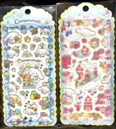 ラスト1点！　海外正規品 シナモロール　キラキラ ジュエルシール　2枚セット②