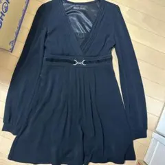 ブラック ワンピース 長袖 セシルマクビー