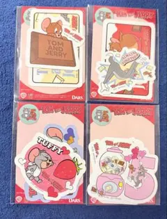 トムとジェリー ステッカー 4枚セット