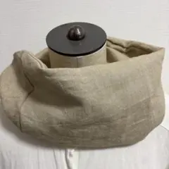 ハンドメイド春夏スヌード♡リネンベージュ♡♡紫外線花粉寒暖差対策