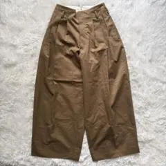 【美品】GU×BEAUTIFULPEOPLE ベージュワイドパンツ スラックス