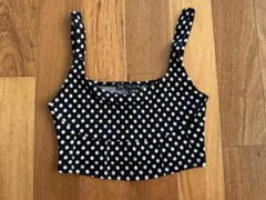 ZARA ドット柄 キャミソール Sサイズのサムネイル