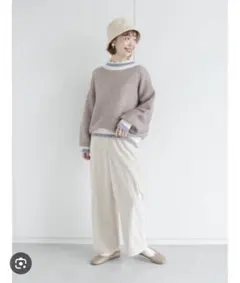 地柄編みニット ehka sopo