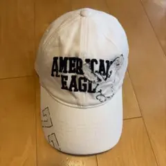 AMERICAN EAGLE キャップ 帽子 ホワイト L/XL