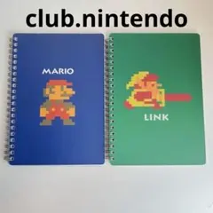 任天堂 クラブニンテンドー リングノート ゼルダの伝説 スーパーマリオ 非売品