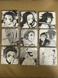 鬼滅の刃 ufotable DINING お楽しみくじ 缶バッジ 9個セット