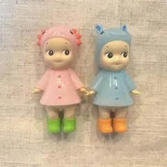 ソニーエンジェル　レイニーデイ　ウーパールーパー　カバ　フィギュア 最新⭐ソニーエンジェル☆アイラブレイニーデイ【かえる・カバ2体
