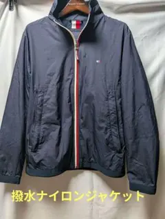 TOMMY HILFIGER 撥水ナイロンジャケット S 紺