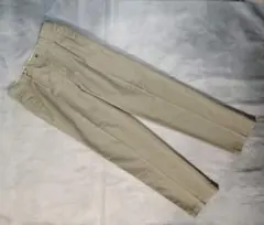 90s オールドユニクロ 2タック チノパン ワイド ベージュ ゆったり肉厚