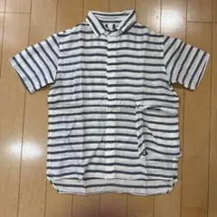 BONCOURA プルオーバー半袖BDシャツ ボンクラ ストライプ 40 - メルカリ