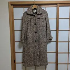 昭和　ロングコート　古着