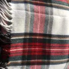 チェックマフラー