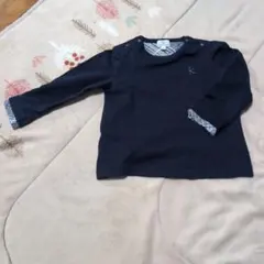 【KUMIKYOKU 】ネイビー長袖トップス 90cm