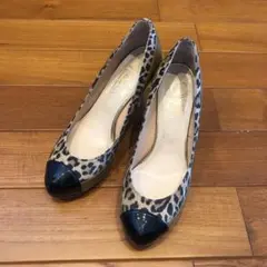 セブントゥエルブサーティー　レオパード　パンプス