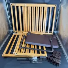 日本育児 おくだけとおせんぼ 木製スマートワイド Woody ①