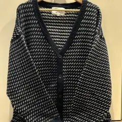 バーズアイニット　BARK MANHATTAN カーディガン　llbean 古着