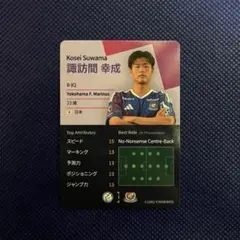横浜F・マリノス FM27 プレイヤーカード 諏訪間幸成