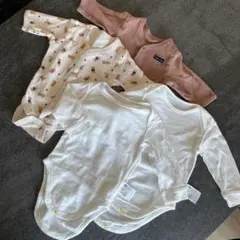 ユニクロ 肌着 ロンパース 長袖 西松屋 4枚セット