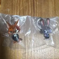 ★ズートピア 目印チャーム セット★ニック&ジュディ