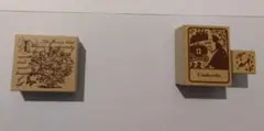 木製スタンプ　３点